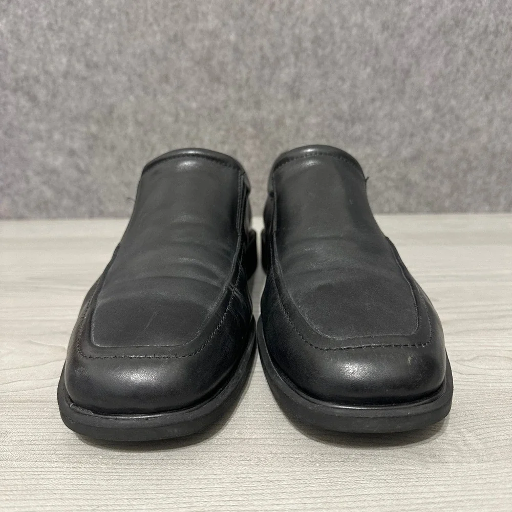 Johnston & Murphy Sheepskin Slip On Dress‎ Shoes Mens Size 13 Black Leather